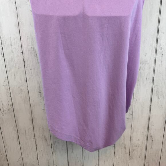 Universal Standard Lilac Geneva Dress Stretch Pima One-Shoulder Medium 18/20 - Picture 10 of 16